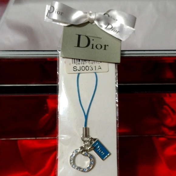 Christian Dior Swarovski Blue & White Crystal delicate bracelet 🎁 NWT - Picture 2 of 5